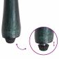 Preview: Gartenstühle 2er-Set Grün aus Gusseisen