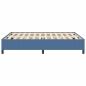 Preview: Bettgestell Blau 180x200 cm Cord-Stoff