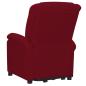 Preview: Massagesessel mit Aufstehhilfe Weinrot Samt