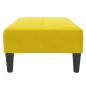 Preview: Fußhocker Gelb 77x55x31 cm Samt