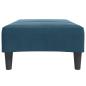 Preview: Fußhocker Blau 77x55x31 cm Samt