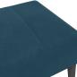 Preview: Fußhocker Blau 77x55x31 cm Samt