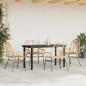 Preview: 5-teiliges Garten-Esszimmerset Braunes Polyrattanglas