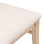 Preview: Esszimmerstühle mit Kissen 2 Stk. Massivholz Gummibaum