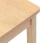 Preview: Barhocker 2 Stk. Natur Massivholz Gummibaum