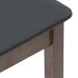 Preview: Barhocker mit Kissen 2 Stk. Braun Massivholz Gummibaum