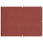 Preview: Balkon-Sichtschutz Terrakotta 75x800 cm 100 % Polyester-Oxford