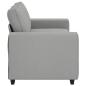 Preview: 2-Sitzer-Sofa Wolkengrau 140 cm Stoff
