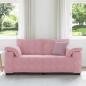 Preview: Zweisitzer-Sofa Rosa 140 cm Samt