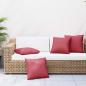 Preview: ARDEBO.de - Sofakissen 4 Stk. Weinrot 40x40 cm Stoff