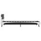 Preview: Bettgestell mit LED Grau Kunstleder 90×200 cm