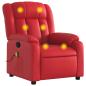 Preview: Massagesessel Rot Kunstleder