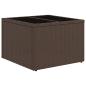 Preview: 11-tlg. Garten-Sofagarnitur mit Kissen Braun Poly Rattan
