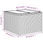 Preview: 11-tlg. Garten-Sofagarnitur mit Kissen Braun Poly Rattan