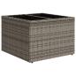 Preview: 10-tlg. Garten-Sofagarnitur mit Kissen Grau Poly Rattan