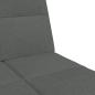 Preview: Schlafsofa 2-Sitzer mit Fußhocker Dunkelgrau Stoff