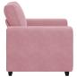 Preview: Sessel Rosa 60 cm Samt