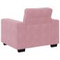 Preview: Sessel Rosa 60 cm Samt