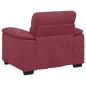 Preview: Sessel Weinrot 60 cm Stoff