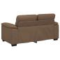 Preview: 2-Sitzer-Sofa Braun 120 cm Stoff