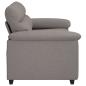 Preview: 2-Sitzer-Sofa Taupe 120 cm Stoff