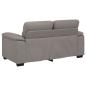 Preview: 2-Sitzer-Sofa Taupe 120 cm Stoff