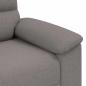 Preview: 2-Sitzer-Sofa Taupe 120 cm Stoff