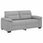 Preview: 2-Sitzer-Sofa Wolkengrau 140 cm Stoff