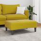 Preview: ARDEBO.de - Fußhocker Gelb 77x55x31 cm Samt