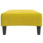 Preview: Fußhocker Gelb 77x55x31 cm Samt