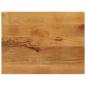 Preview: ARDEBO.de - Tischplatte 70x60x3,8 cm Rechteckig Massivholz Mango