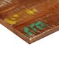 Preview: Tischplatte 60x60x3,8 cm Quadratisch Altholz Massiv
