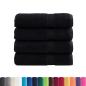 Preview: Premium-Handtücher SOLUND 4 Stk. Schwarz 50x100 cm 600 g/m²