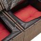 Preview: 6-tlg. Garten-Sofagarnitur mit Kissen Braun Poly Rattan Akazie