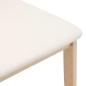 Preview: Esszimmerstühle mit Kissen 2 Stk. Massivholz Gummibaum