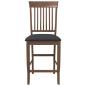 Preview: Barhocker mit Kissen 2 Stk. Braun Massivholz Gummibaum