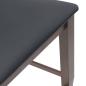 Preview: Barhocker mit Kissen 2 Stk. Braun Massivholz Gummibaum