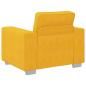 Preview: Sessel Hellgelb 60 cm Cordstoff
