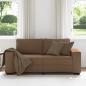Preview: 2-Sitzer-Sofa Braun 140 cm Stoff