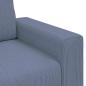 Preview: Zweisitzer-Sofa Blau 140 cm Cordstoff