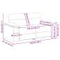 Preview: 2-Sitzer-Sofa 120 cm Leinen