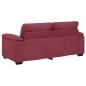 Preview: 2-Sitzer-Sofa Weinrot 140 cm Stoff