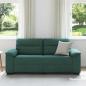 Preview: 2-Sitzer-Sofa Dunkelgrün 140 cm Stoff
