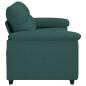 Preview: 2-Sitzer-Sofa Dunkelgrün 140 cm Stoff