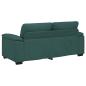 Preview: 2-Sitzer-Sofa Dunkelgrün 140 cm Stoff
