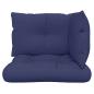 Preview: Palettenkissen 3 Stk. Marineblau Oxford-Gewebe