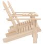 Preview: Adirondack-Gartenstühle mit Tisch Massivholz Tanne
