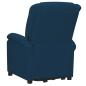 Preview: Massagesessel mit Aufstehhilfe Blau Samt