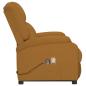 Preview: Massagesessel mit Aufstehhilfe Braun Samt