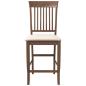 Preview: Barhocker mit Kissen 2 Stk. Braun Massivholz Gummibaum